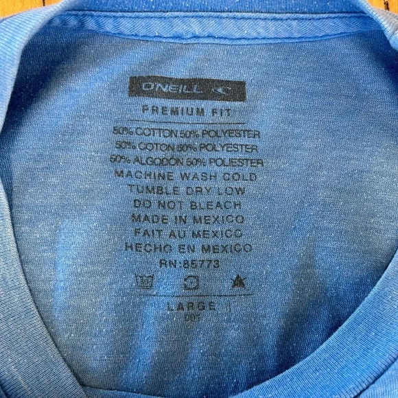 O'Neill Blue Short Sleeve Tee - Picture 4 of 5